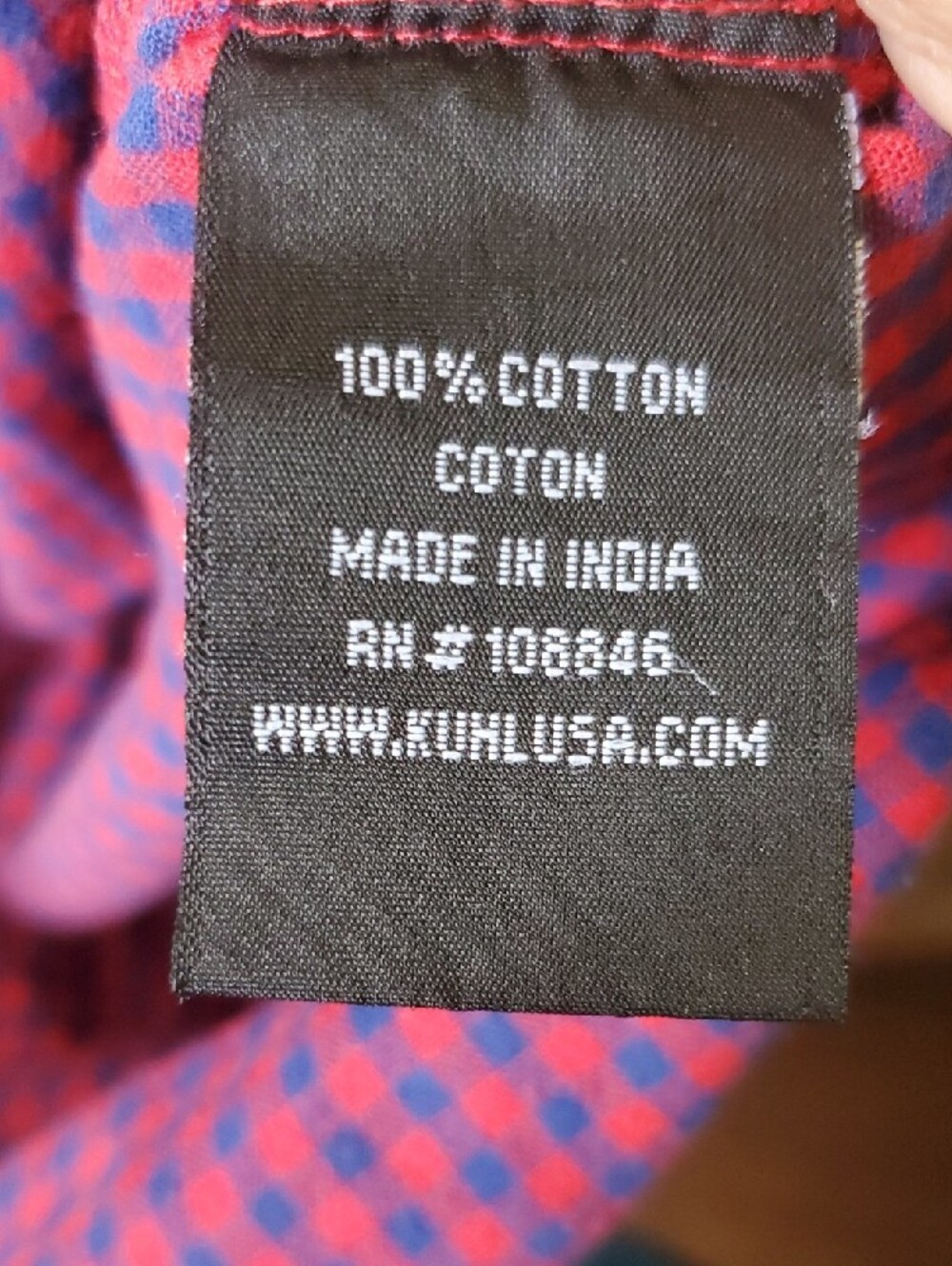 Kuhl Women’s Red & Blue Plaid Button-Down Shirt - Picture 9 of 12